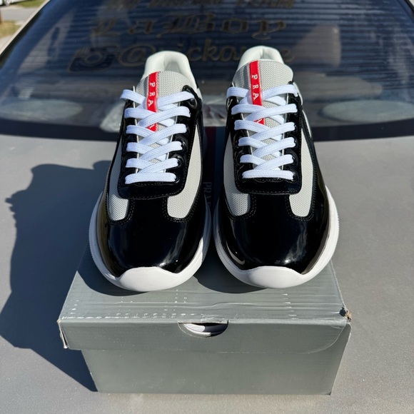 Prada Americas Cup Sneakers Size 9.5 Men 44 - Picture 2 of 9
